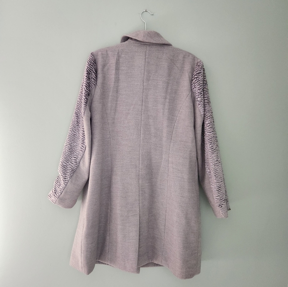 ⭕️ PRICE FIRM NWOTS H by Halston Gray Cozy Soft Size 12 Coat - Picture 5 of 5